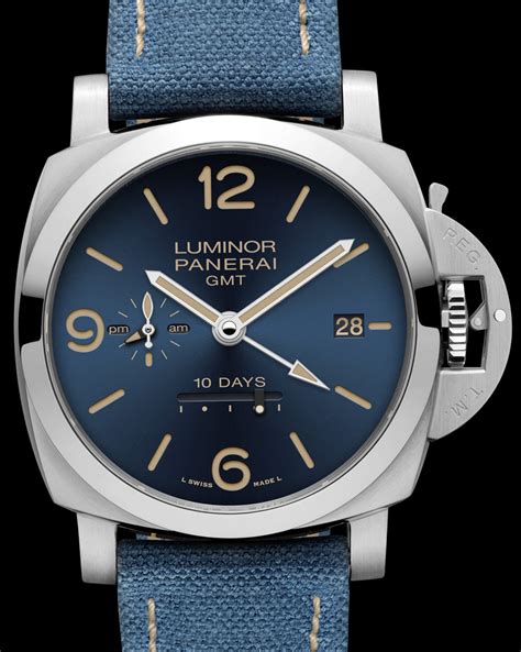 luminar panarai gmt 10 days replica watches|panerai gmt luminor.